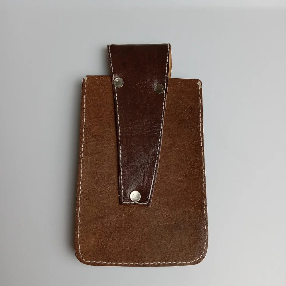 WESTERN LEATHER CELL PHONE CASE,‎ FUNDA VAQUERA DE CUERO COWBOY RODEO PHONE CASE